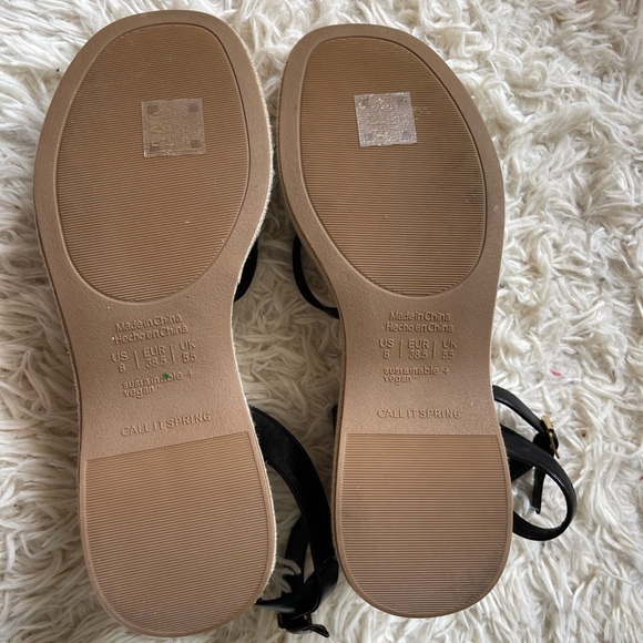 Strappy Wedge Sandals CALL IT SPRING size 8 - Picture 8 of 8